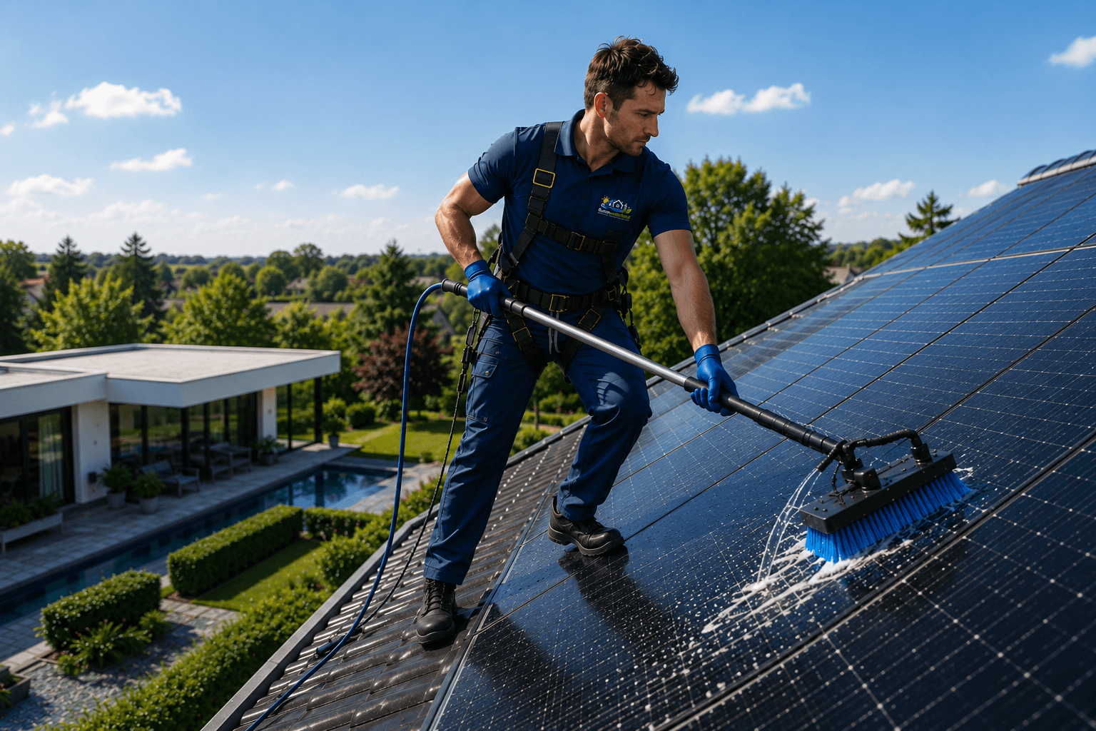 Zonnepanelen reinigen